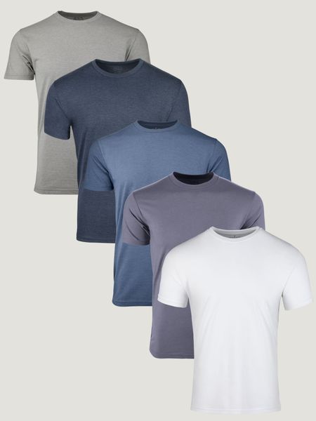 Cool Colors 5-Pack Tees| Fresh Clean Threads